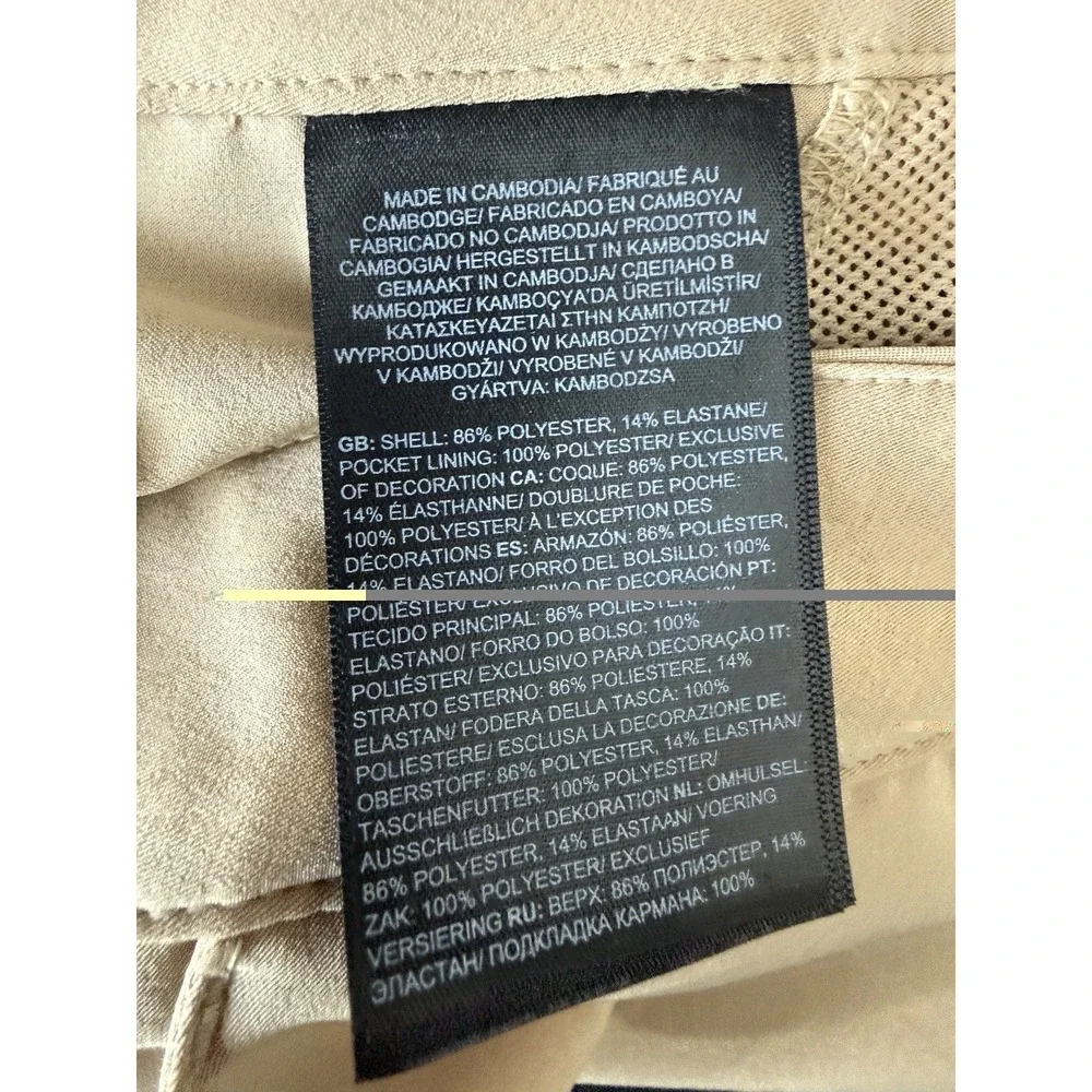 The North Face Paramount Convertible‎ Pants Mens 38x34 Tan Zip Off Hiking NWT